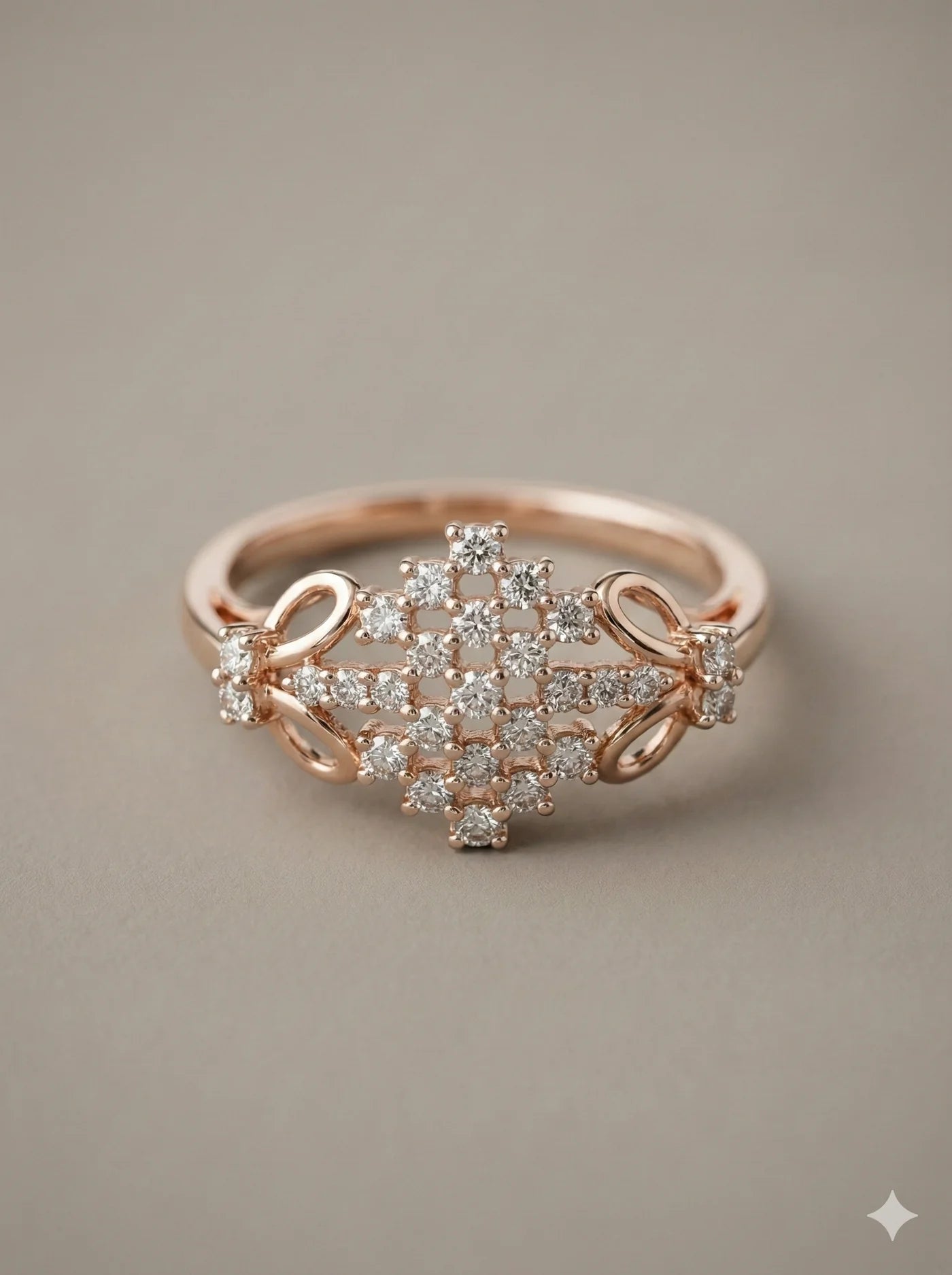 Celestia Lattice Diamond Ring