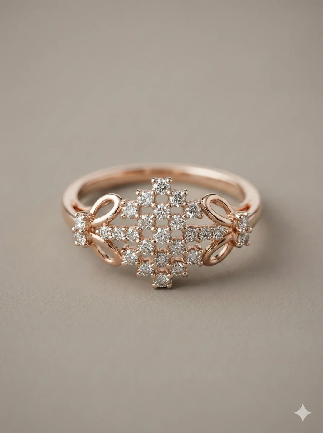 Celestia Lattice Diamond Ring