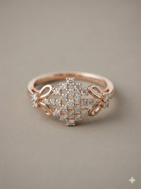 Celestia Lattice Diamond Ring