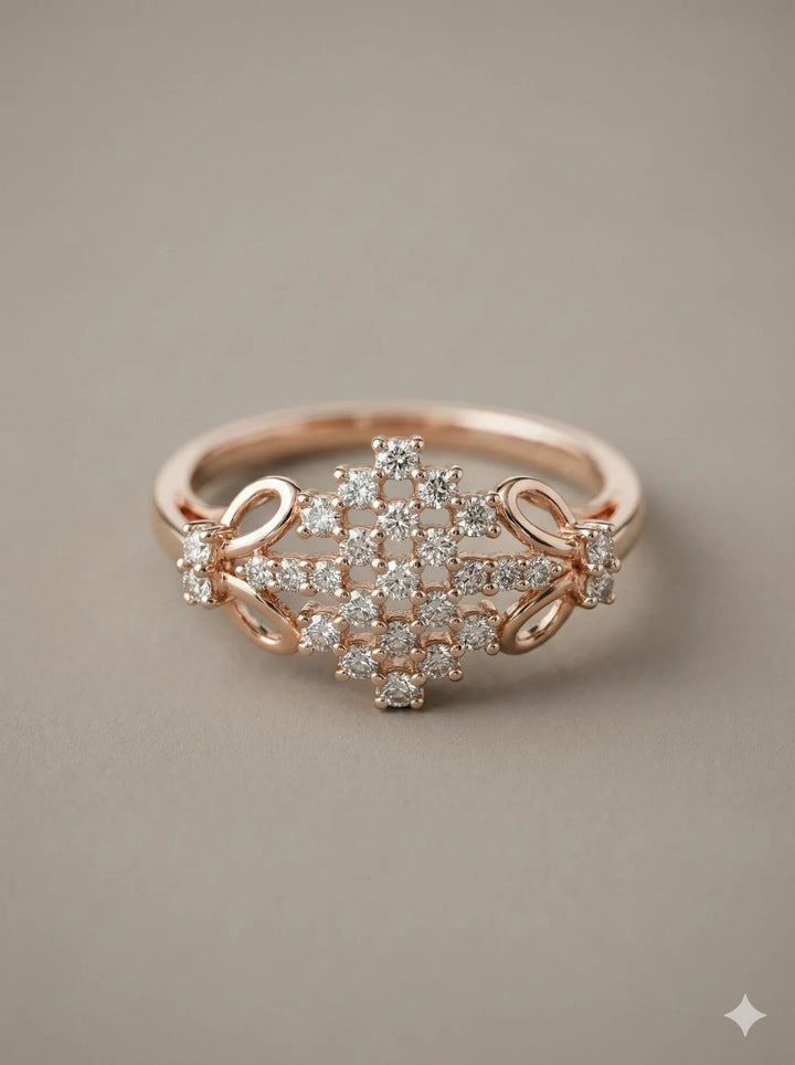 Celestia Lattice Diamond Ring