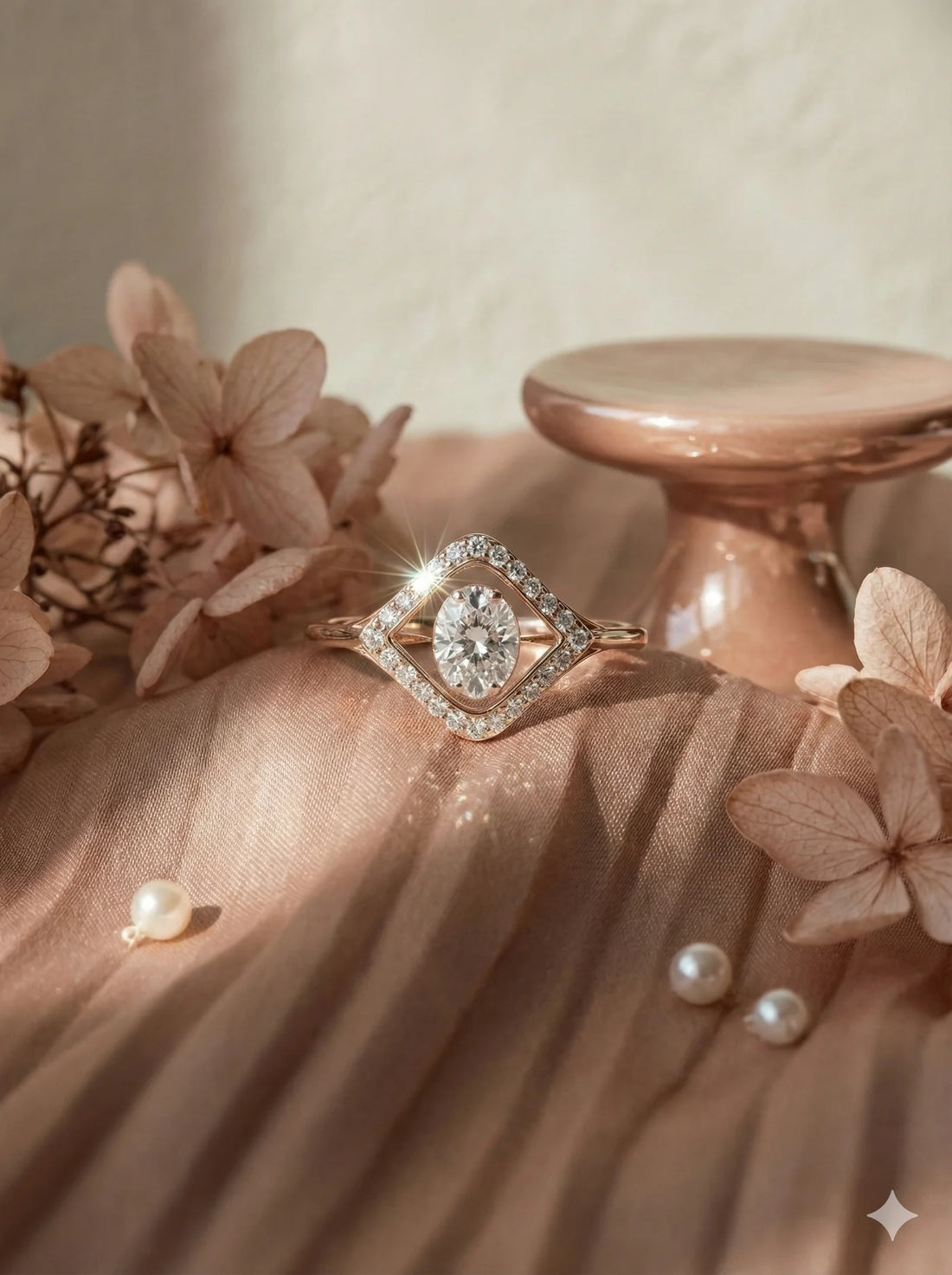 Lunessa Geometric Diamond Ring