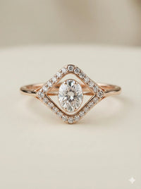 Lunessa Geometric Diamond Ring