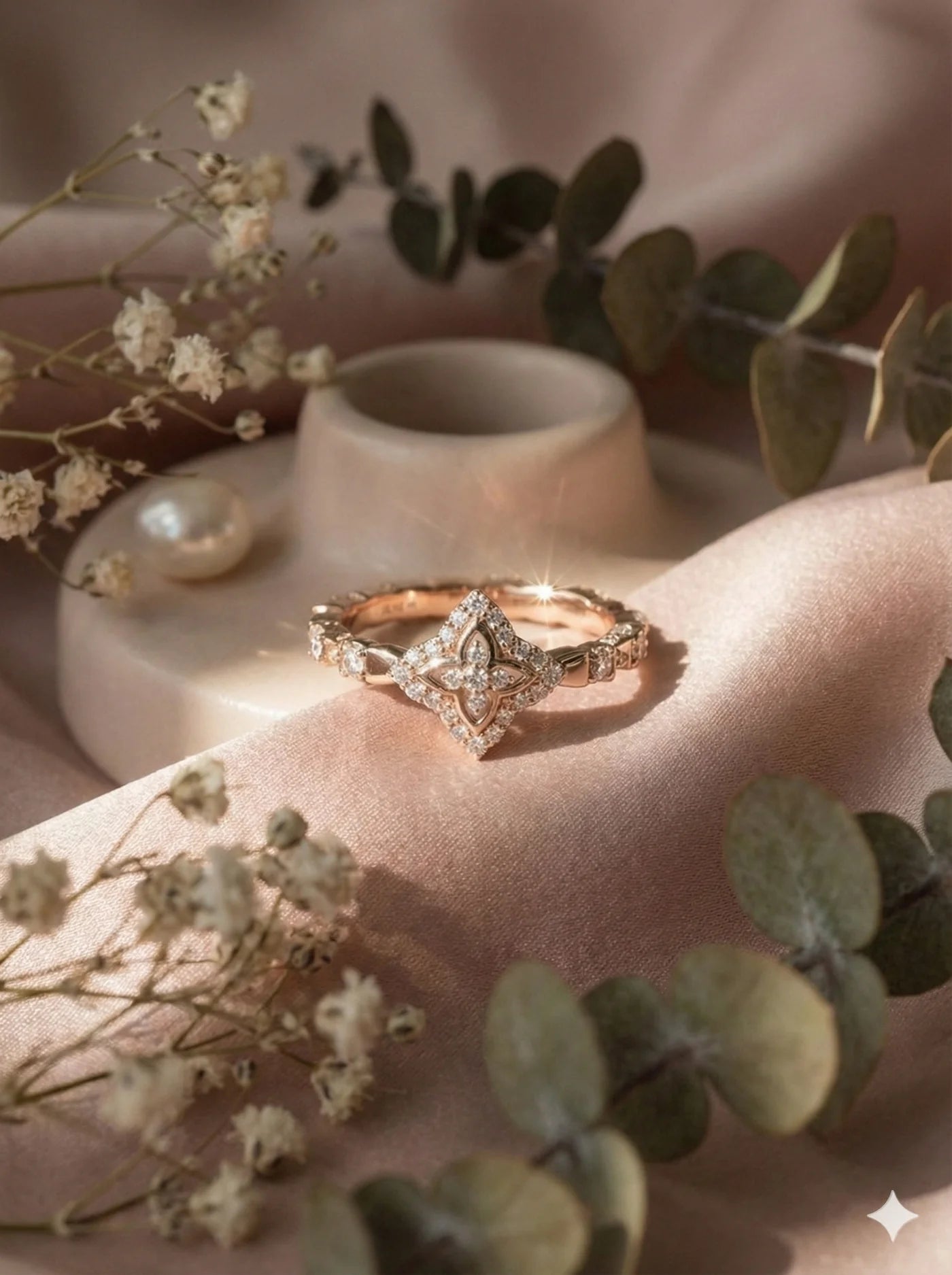 Élan Fleur Diamond Ring