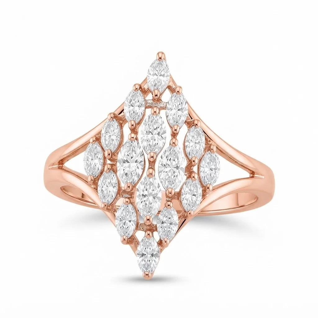 Valora Marquise Bloom Diamond Ring
