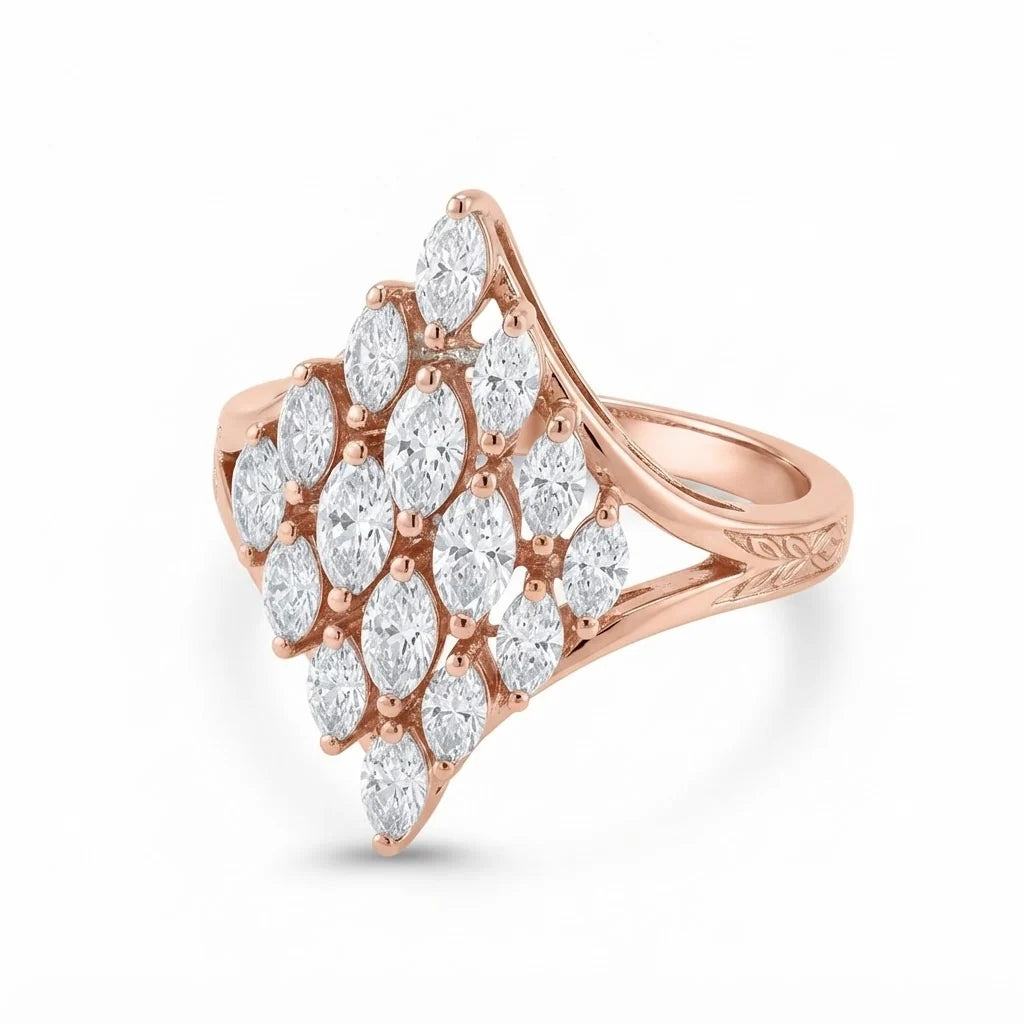 Valora Marquise Bloom Diamond Ring
