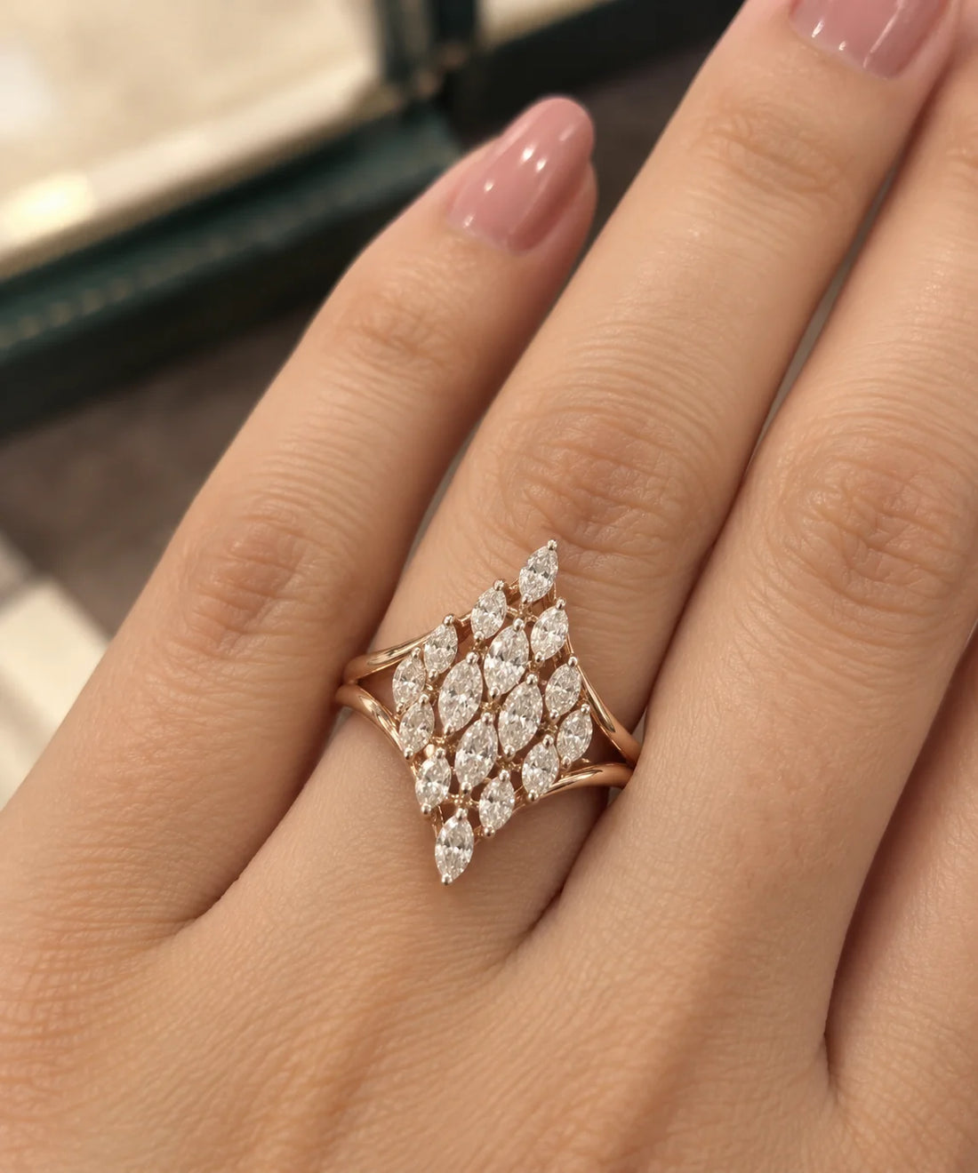 Valora Marquise Bloom Diamond Ring