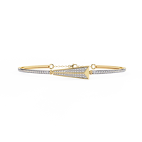 Regal Arrow Diamond Tennis Bracelet