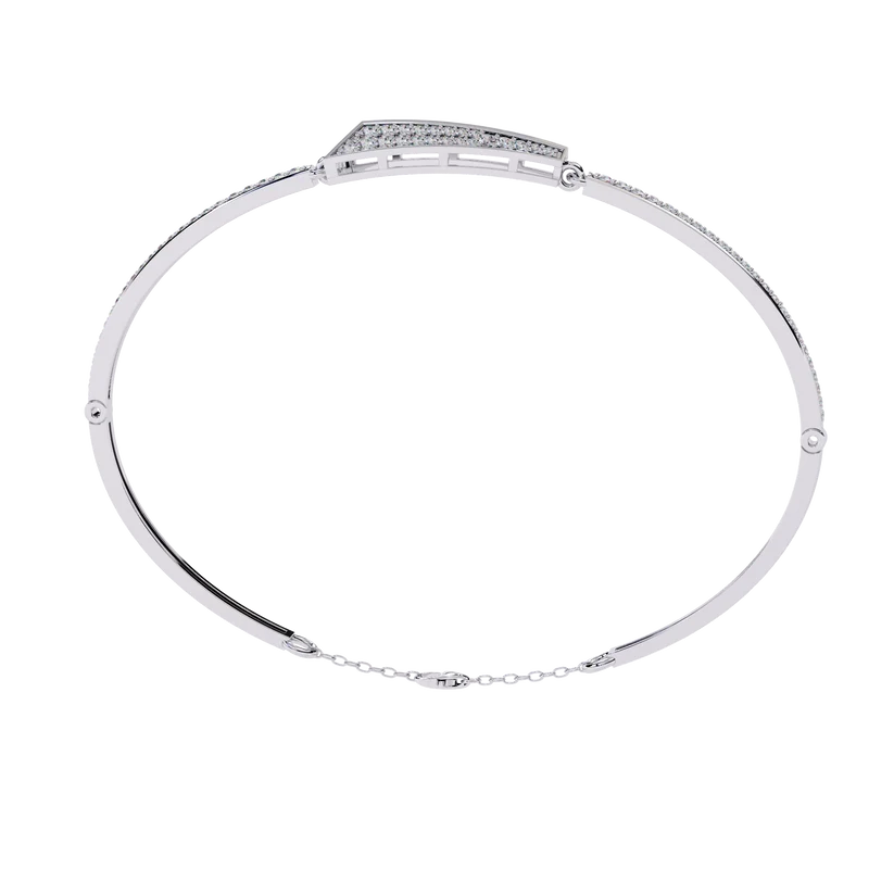 Regal Arrow Diamond Tennis Bracelet