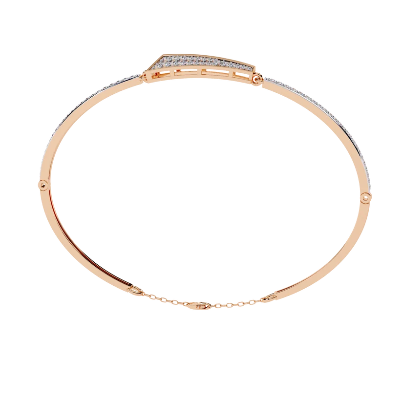 Regal Arrow Diamond Tennis Bracelet