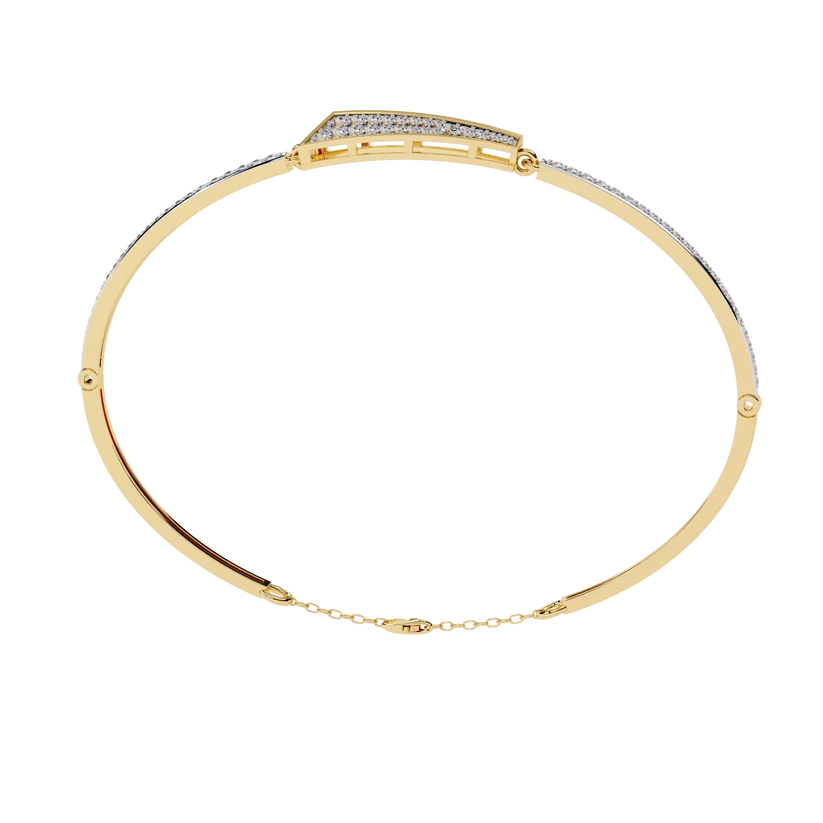 Regal Arrow Diamond Tennis Bracelet