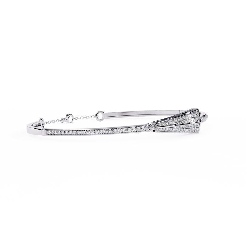 Regal Arrow Diamond Tennis Bracelet