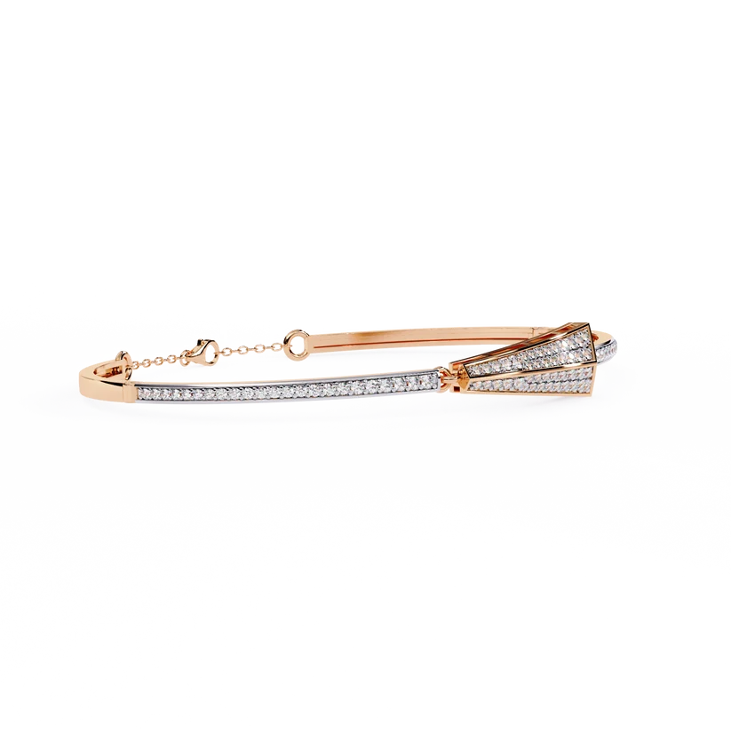Regal Arrow Diamond Tennis Bracelet