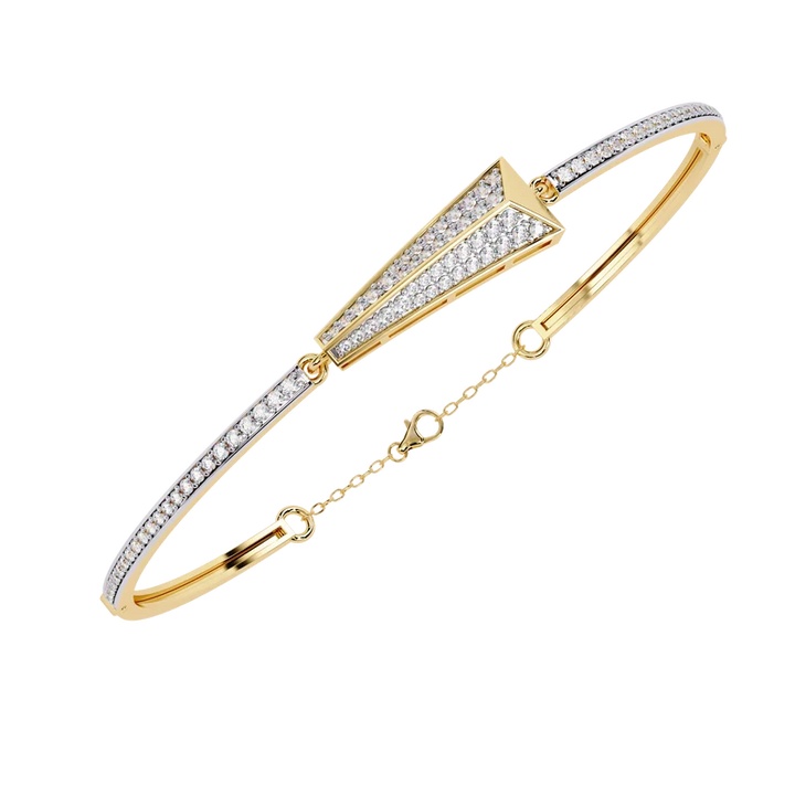 Regal Arrow Diamond Tennis Bracelet