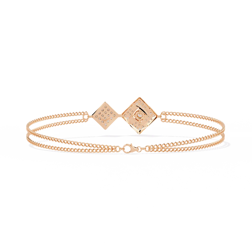 Celestia Geometric Diamond Bracelet