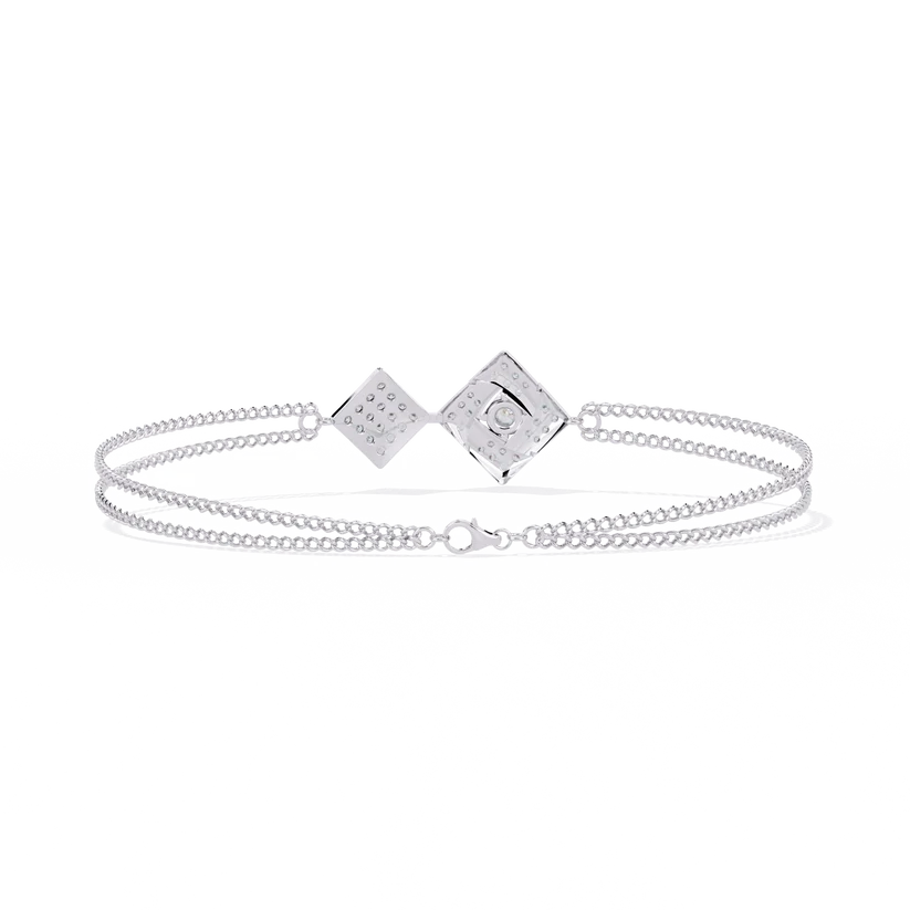 Celestia Geometric Diamond Bracelet
