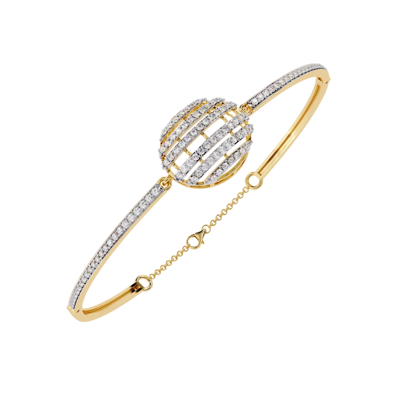 Celestial Orb Diamond Bracelet ✨