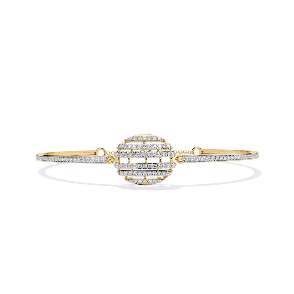 Celestial Orb Diamond Bracelet ✨