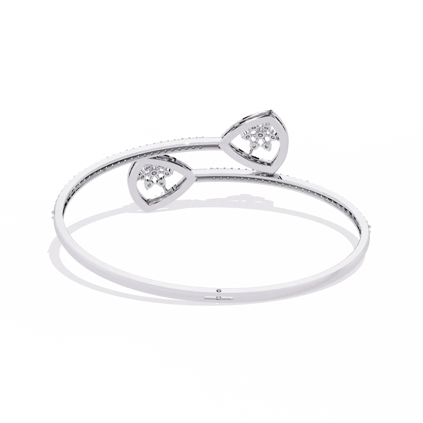 Eternal Heart Diamond Open Bracelet