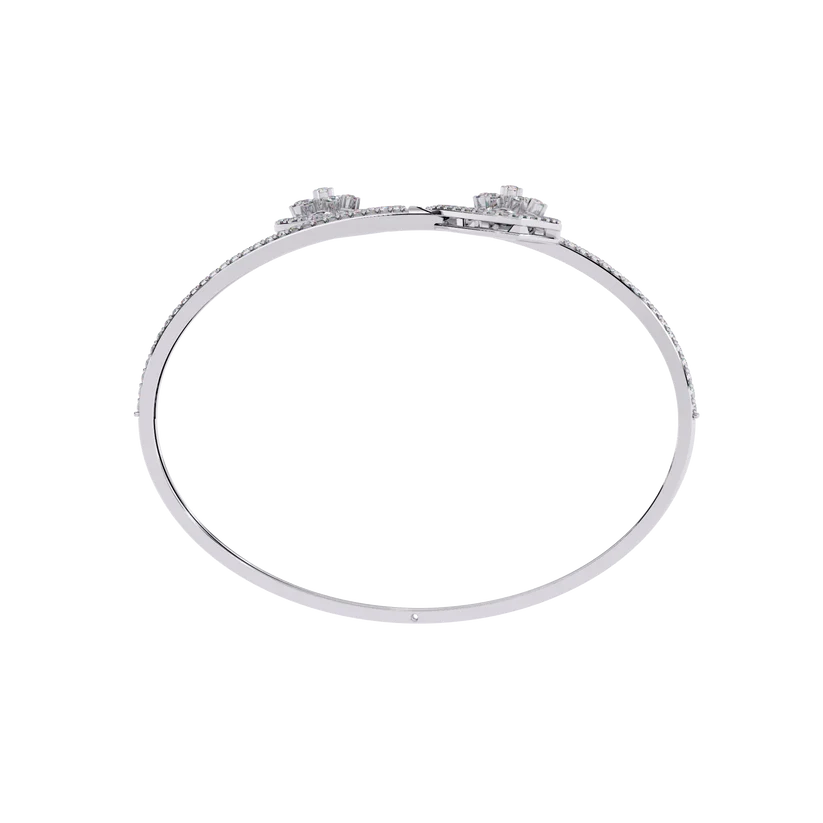 Eternal Heart Diamond Open Bracelet