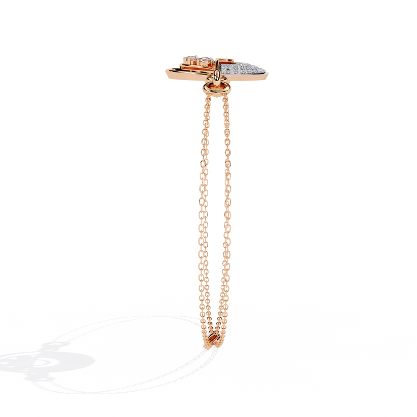 Celestial Halo Diamond Layered Bracelet