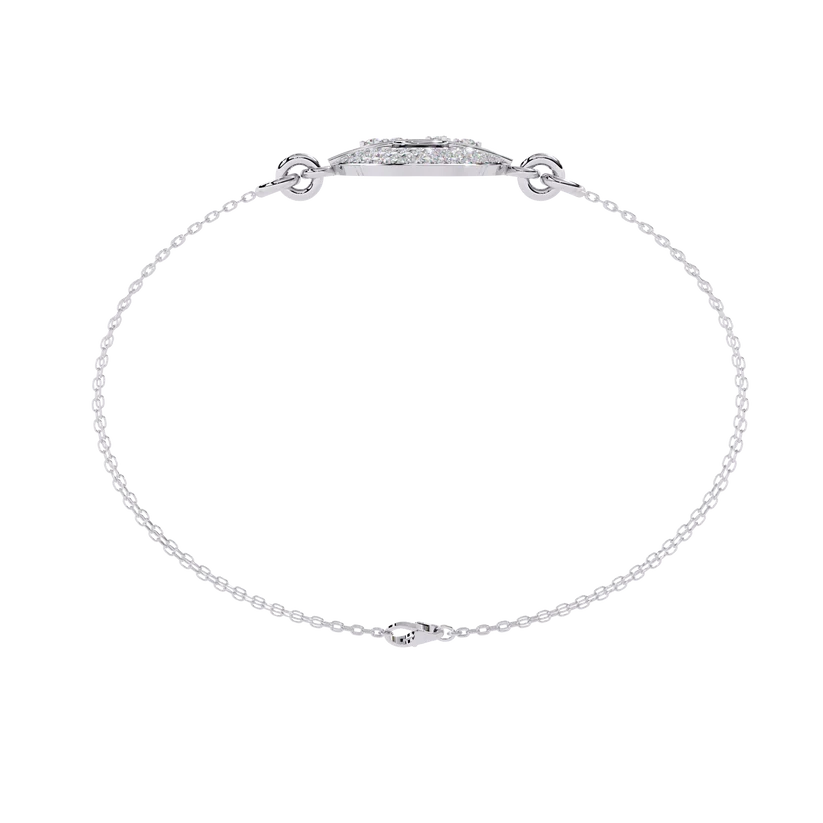 Celestial Halo Diamond Layered Bracelet