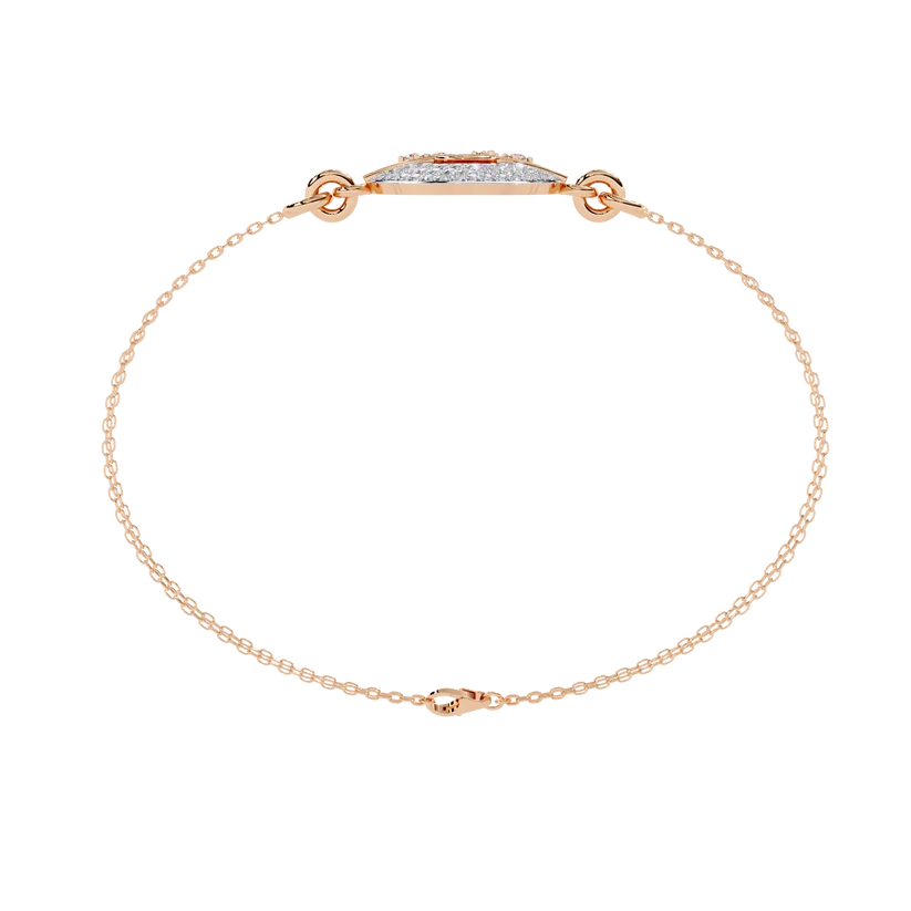 Celestial Halo Diamond Layered Bracelet