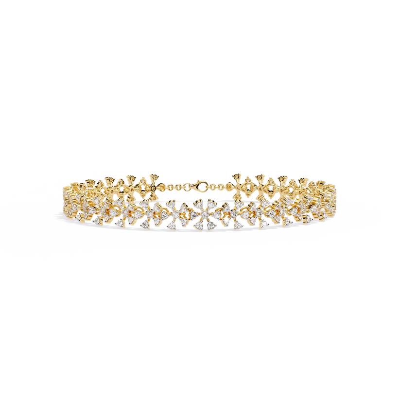 ✨ Celestial Lattice Diamond Bracelet
