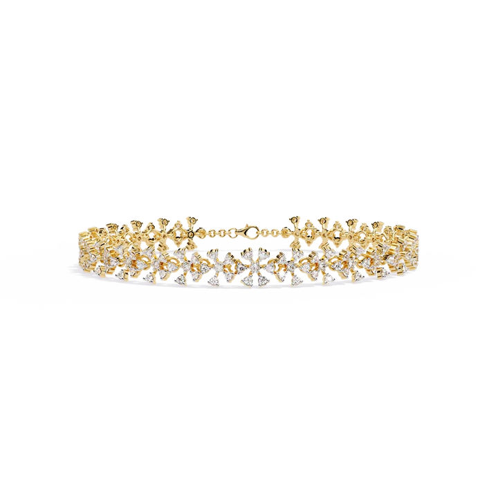 ✨ Celestial Lattice Diamond Bracelet