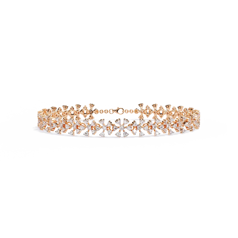 ✨ Celestial Lattice Diamond Bracelet