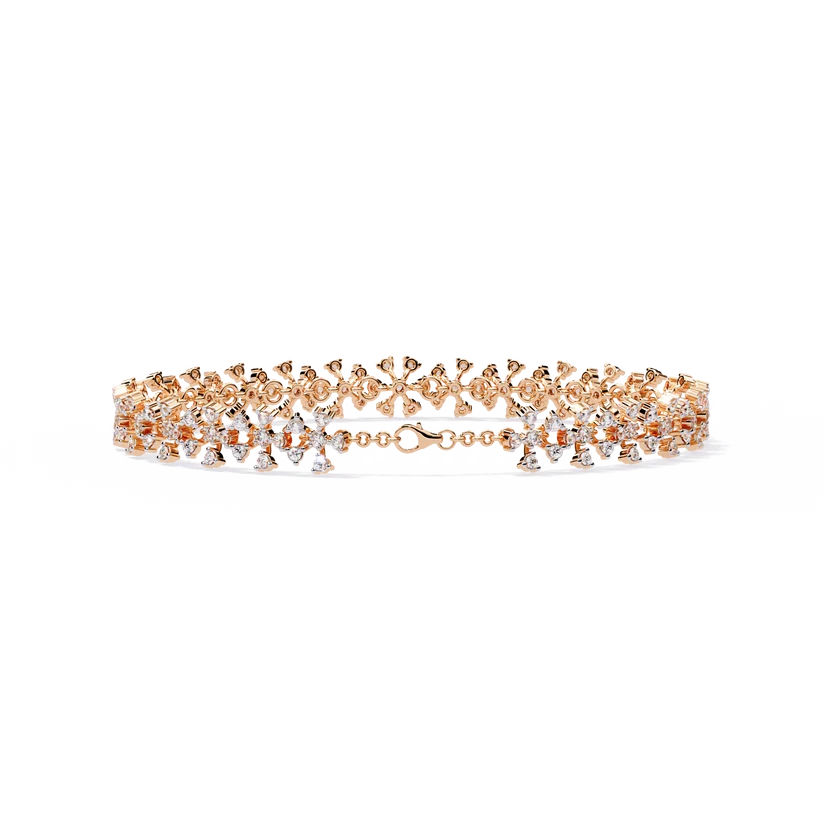 ✨ Celestial Lattice Diamond Bracelet