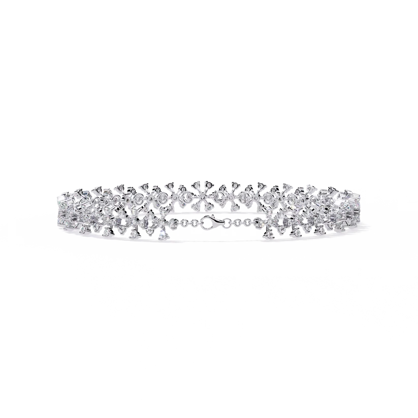 ✨ Celestial Lattice Diamond Bracelet