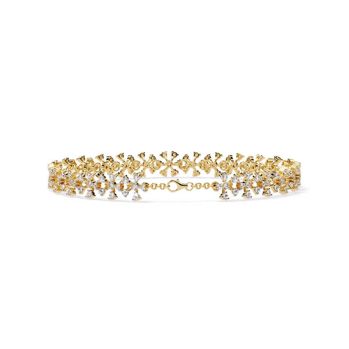 ✨ Celestial Lattice Diamond Bracelet