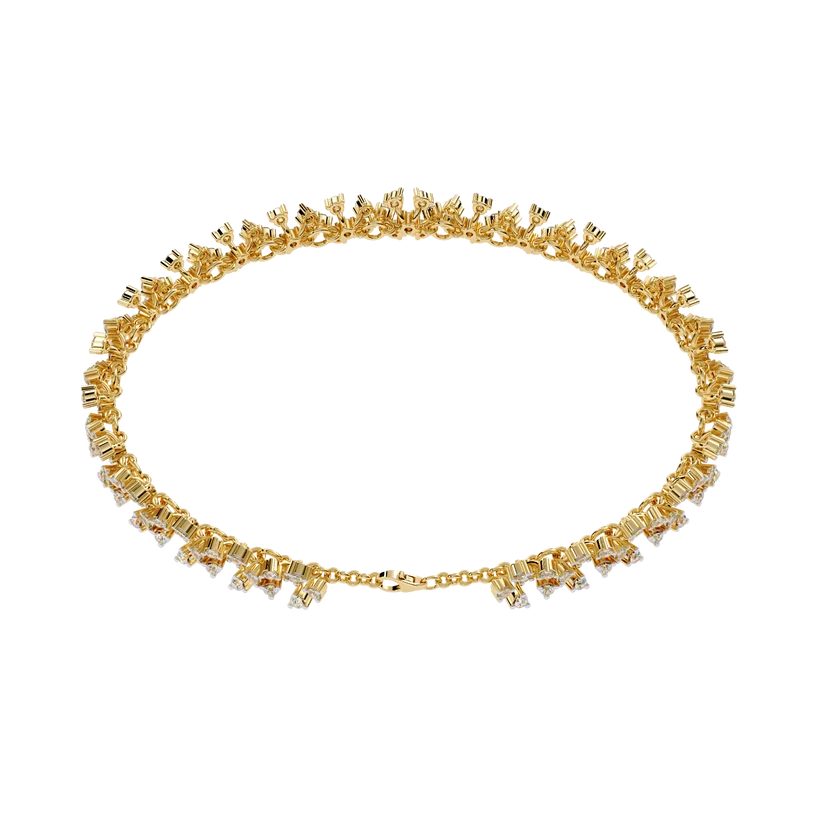 ✨ Celestial Lattice Diamond Bracelet
