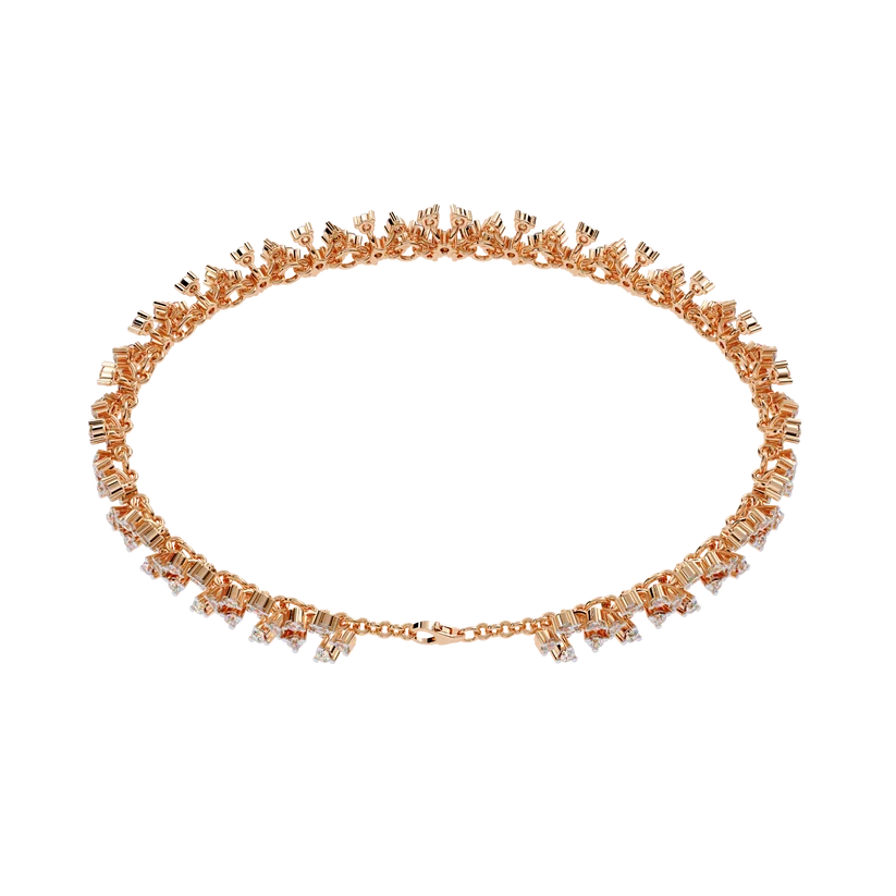 ✨ Celestial Lattice Diamond Bracelet