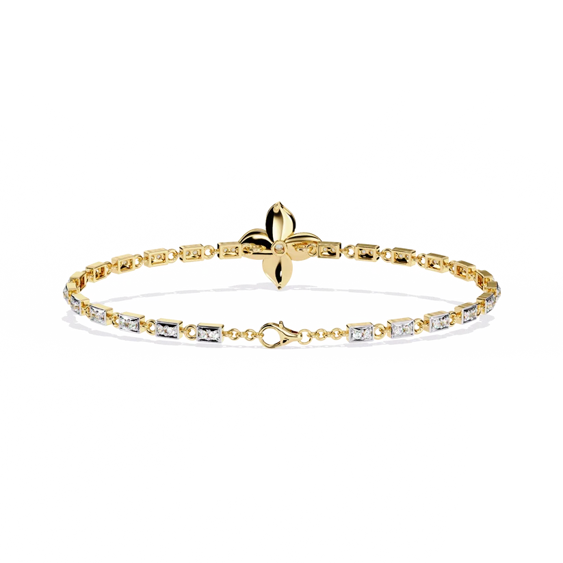 Celestial Floral Diamond Bracelet