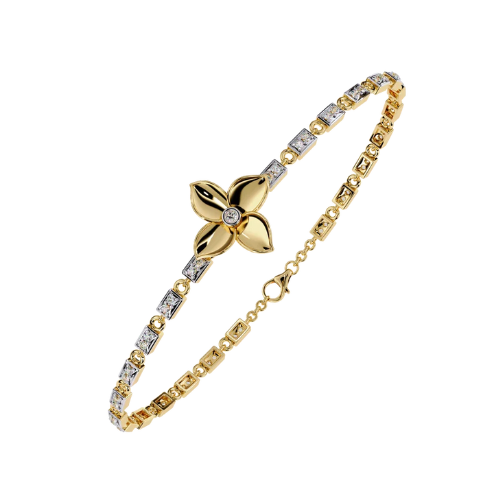 Celestial Floral Diamond Bracelet