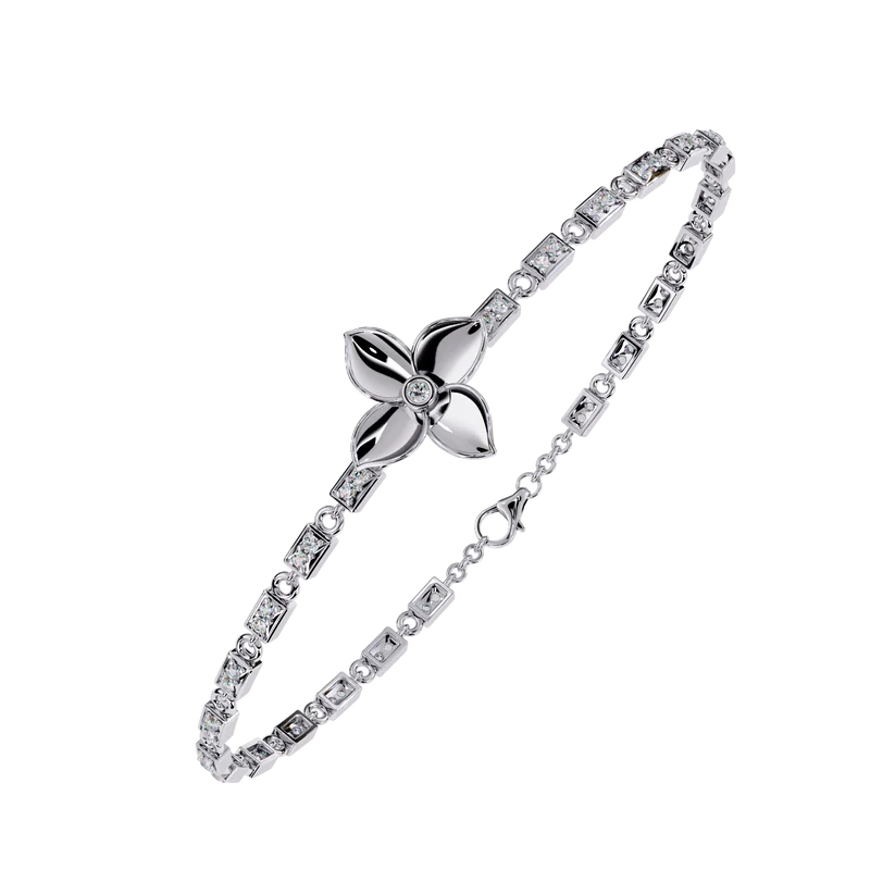 Celestial Floral Diamond Bracelet