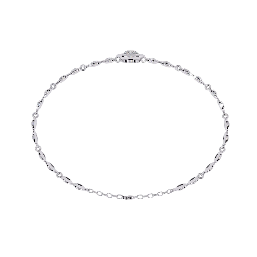 Celestial Halo Diamond Bracelet