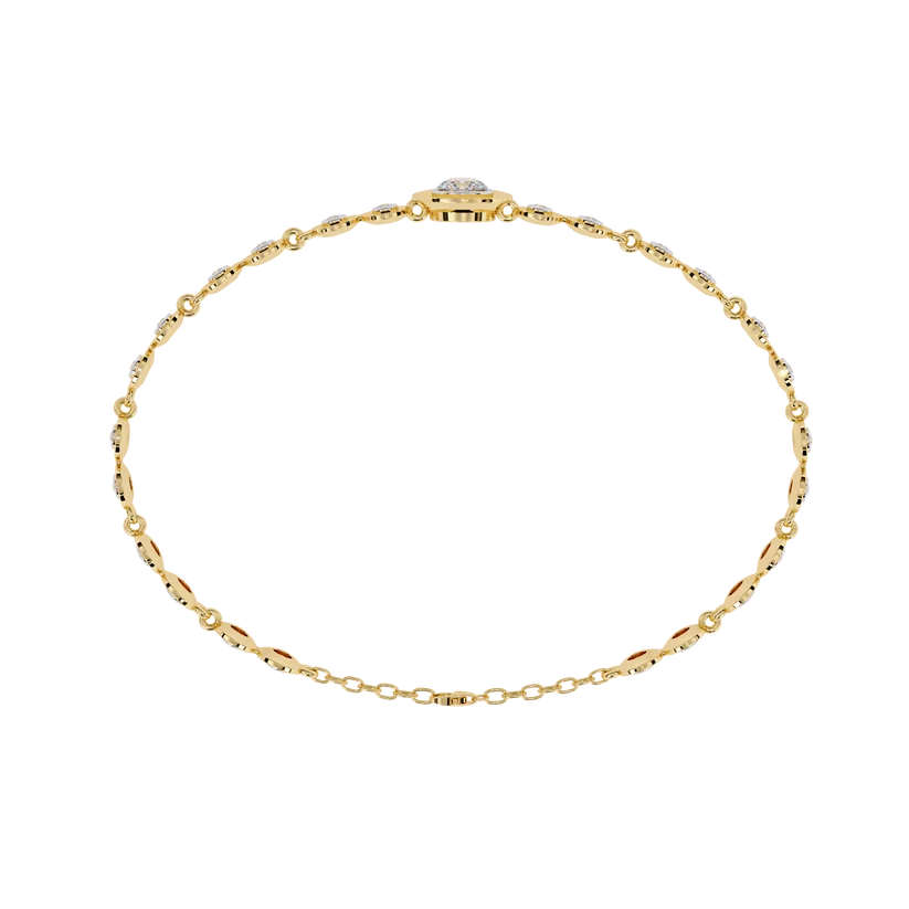 Celestial Halo Diamond Bracelet