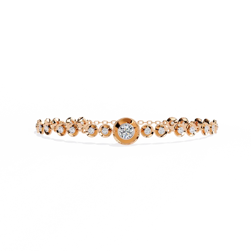 Celestial Halo Diamond Bracelet