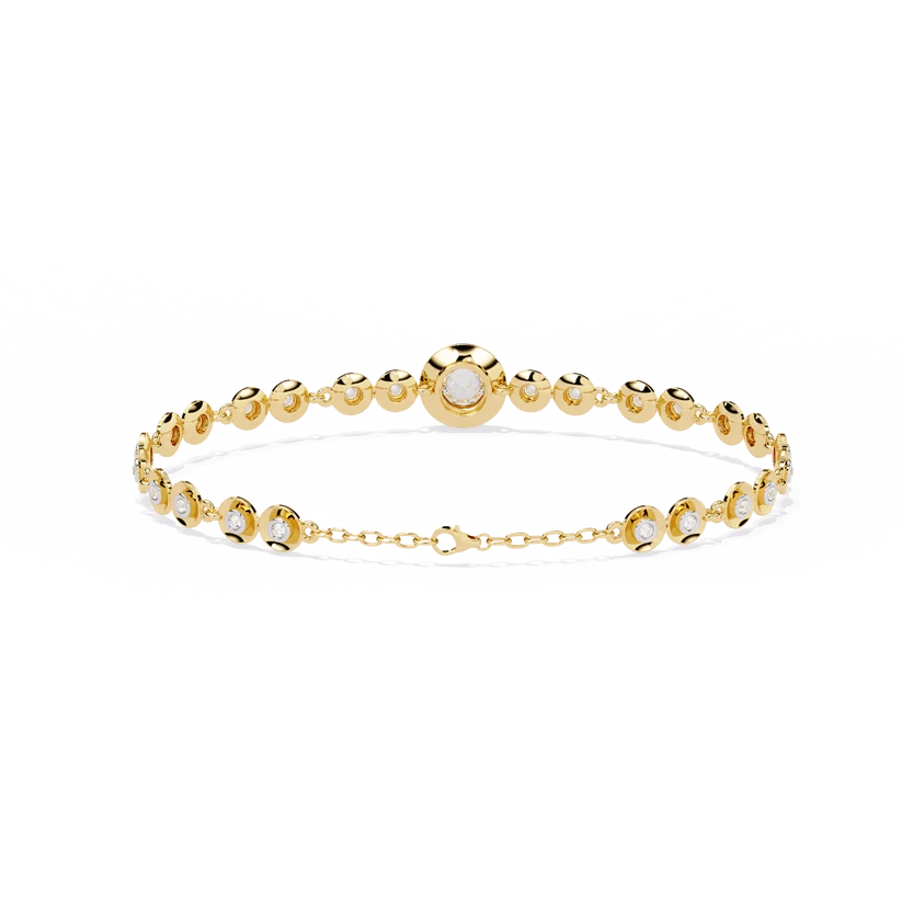 Celestial Halo Diamond Bracelet