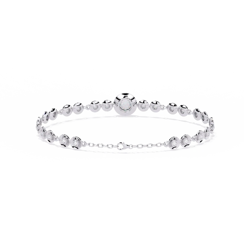 Celestial Halo Diamond Bracelet