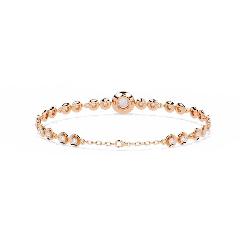 Celestial Halo Diamond Bracelet