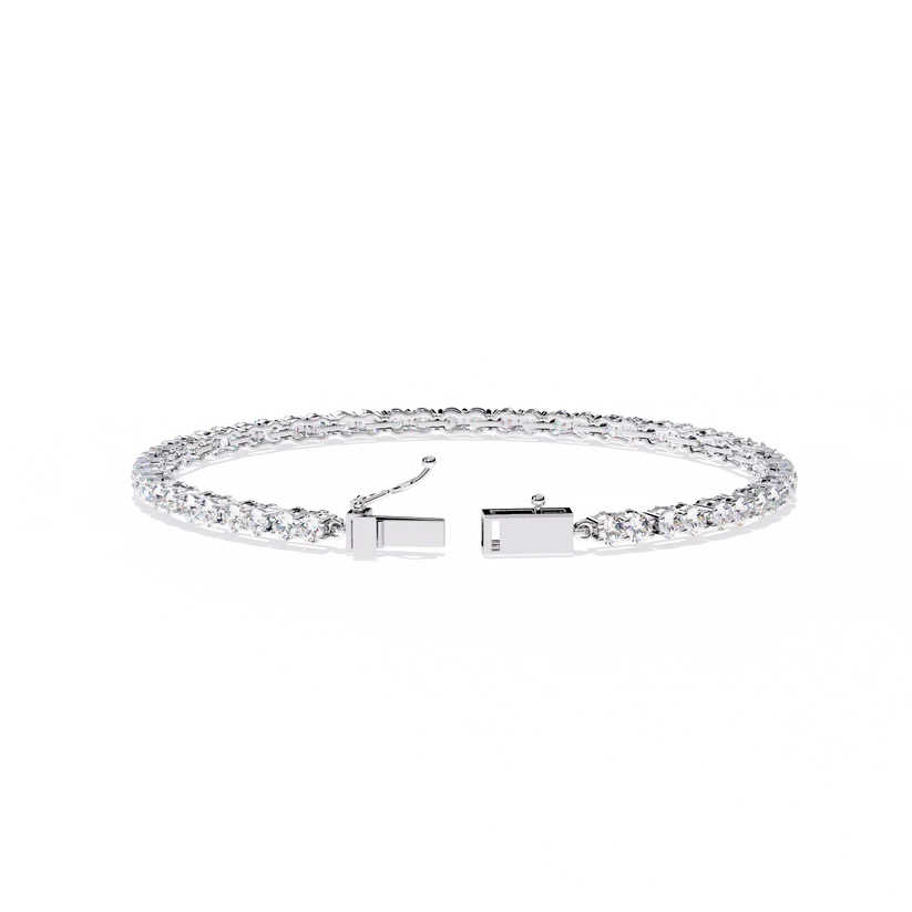 Eternal Radiance Round Diamond Tennis Bracelet
