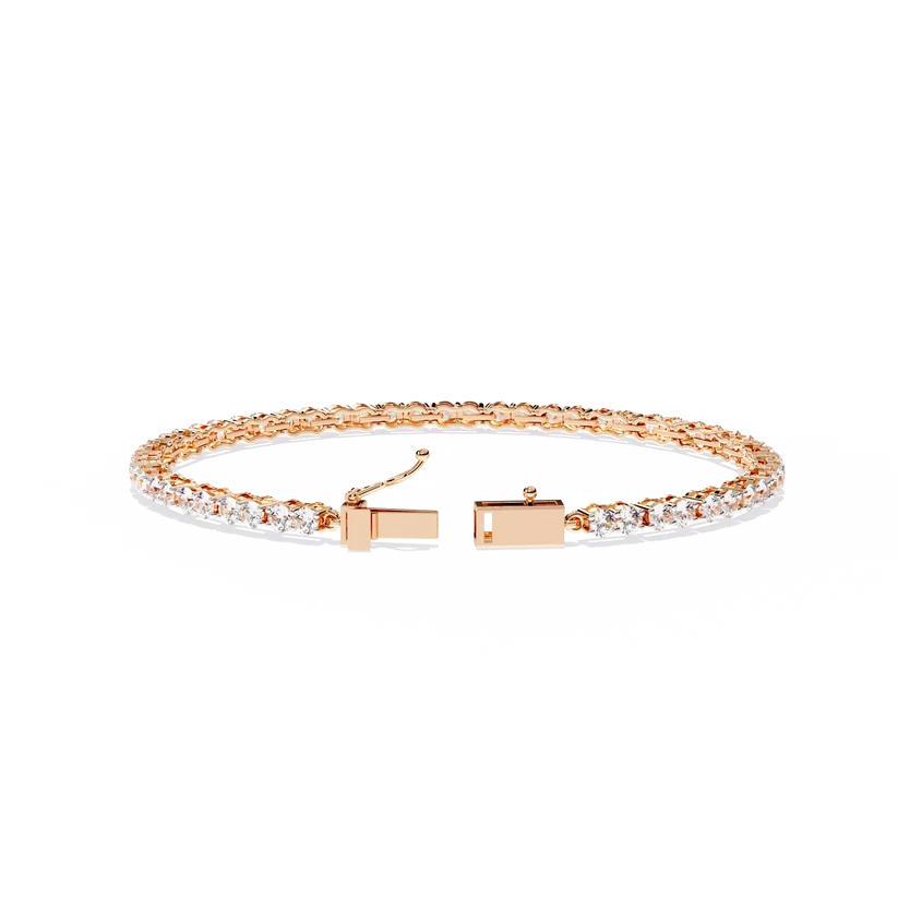 Eternal Radiance Round Diamond Tennis Bracelet