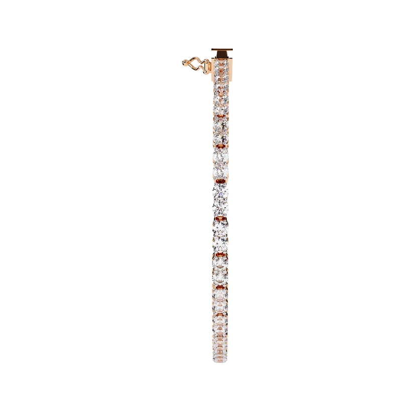 Eternal Radiance Round Diamond Tennis Bracelet