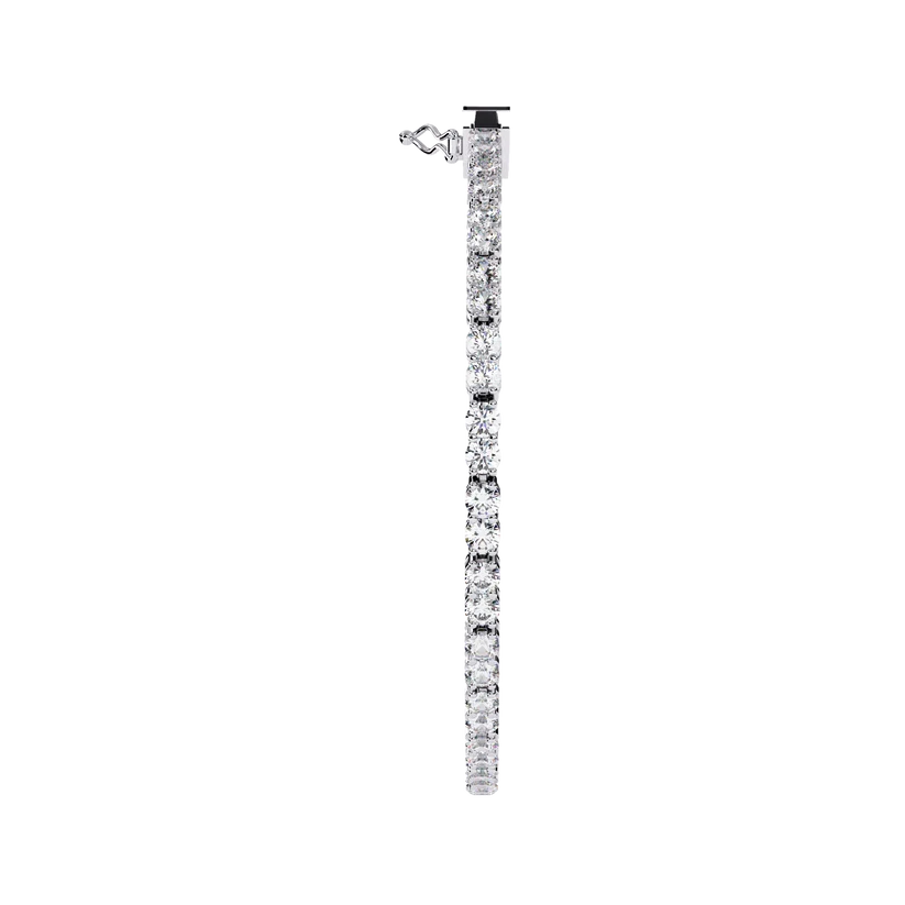 Eternal Radiance Round Diamond Tennis Bracelet