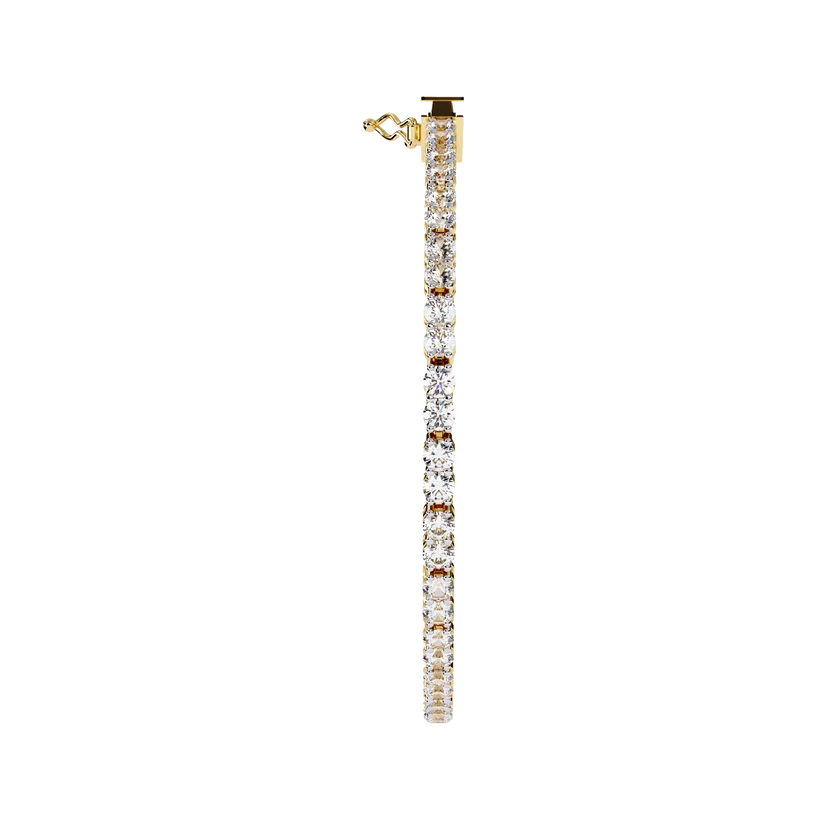 Eternal Radiance Round Diamond Tennis Bracelet