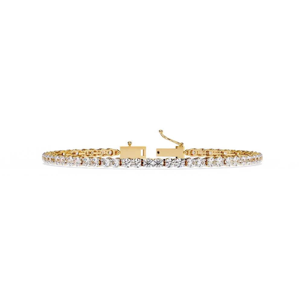 Eternal Radiance Round Diamond Tennis Bracelet