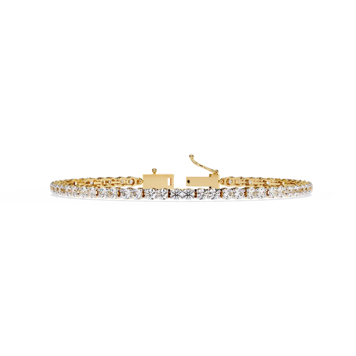 Eternal Radiance Round Diamond Tennis Bracelet